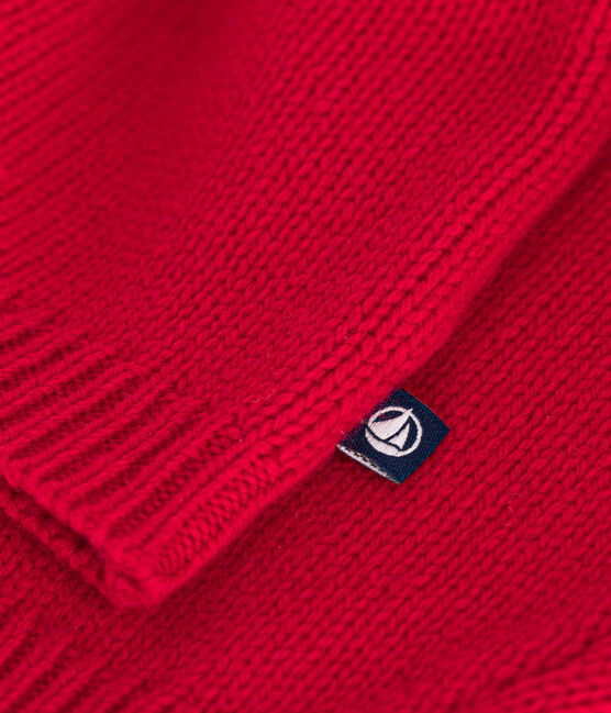Baby-Strickpullover mit Wollanteil rot STOP/ MULTICO