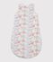 Babyschlafsack aus Baumwolle mit Blumenmotiv TOG-Wert 2 weiss/vielfarbig