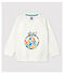 Baby-Sweatshirt aus Baumwolle. weiss MARSHMALLOW