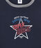 Jungen-Langarmshirt blau SMOKING
