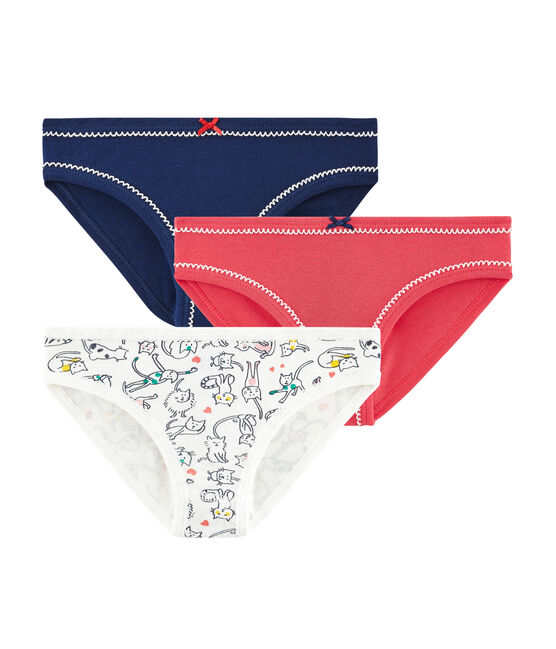 3er-Set Unterhosen für kleine Mädchen variante 1