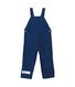 Lange baby-latzhose aus strick unisex im denimlook