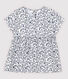 Kurzärmelige Baby-Bluse für Mädchen aus Popeline