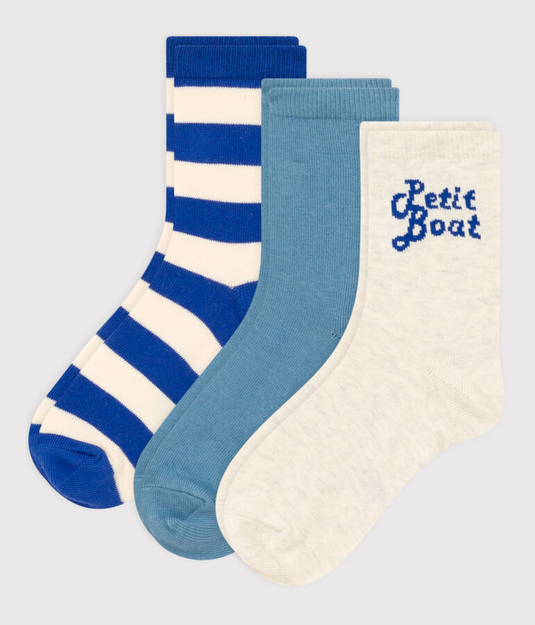 3er-Set Kindersocken &bdquo;Petit Boat&ldquo; variante 1