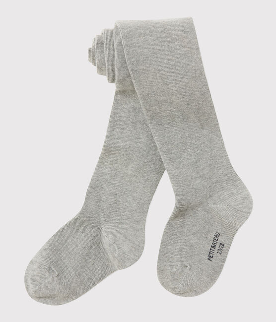 Kinderstrumpfhose Mädchen grau SUBWAY CHINE