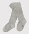 Kinderstrumpfhose Mädchen grau SUBWAY CHINE