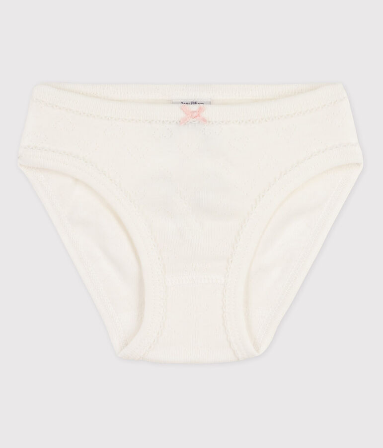 3er-Set Slips aus Baumwolle f&uuml;r Damen weiss
