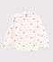 Langärmelige Kinder-Bluse mit Herzmotiv weiss AVALANCHE/ MULTICO