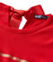 Gestreiftes Damen-Pailletten-Shirt rot FROUFROU