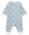 Langer Baby-Overall aus Rippstrick für Jungen weiss MARSHMALLOW/ MULTICO CN