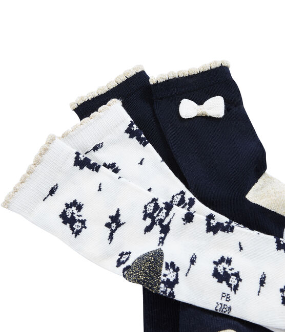 Set aus 2 Paar Kinderstrümpfen für Mädchen variante 1