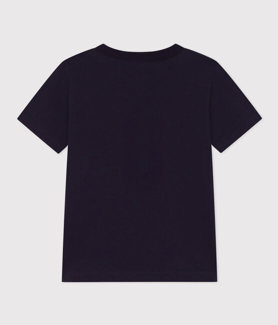 Kurzärmeliges T-Shirt für Jungen blau SMOKING