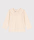 Langärmelige Babybluse aus geflammtem Jersey
