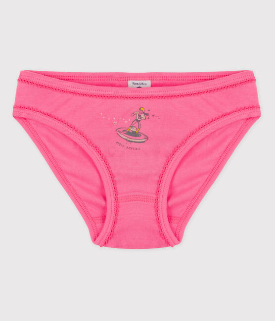 Baumwoll-Slips für Mädchen rosa PETAL