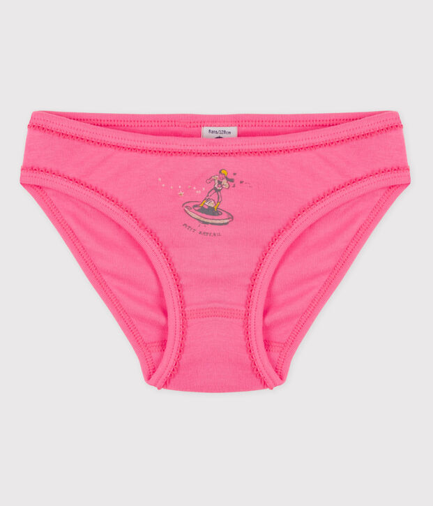 Baumwoll-Slips f&uuml;r M&auml;dchen rosa