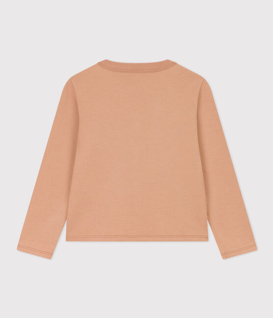 Kinder-Cardigan aus Baumwolle für Mädchen beige VINTAGE