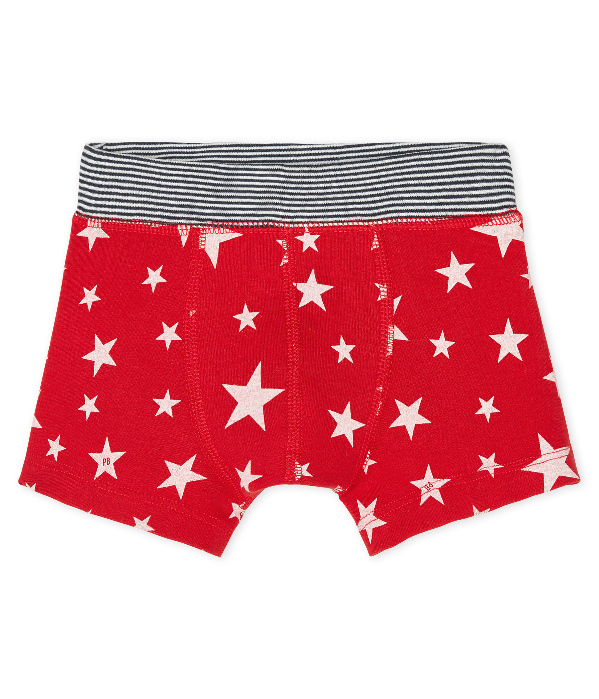 Petit Bateau Jungen Boxershorts 3er Pack - Bio Baumwolle - Elastischer Bund - Bequeme Unterwäsche