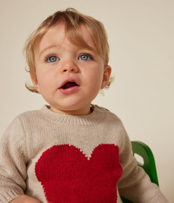 Baby-Strickpullover mit Wollanteil AVALANCHE/ CORRIDA