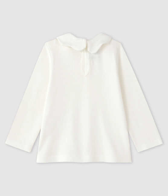 Baby-Bluse aus Baumwolle. weiss MARSHMALLOW