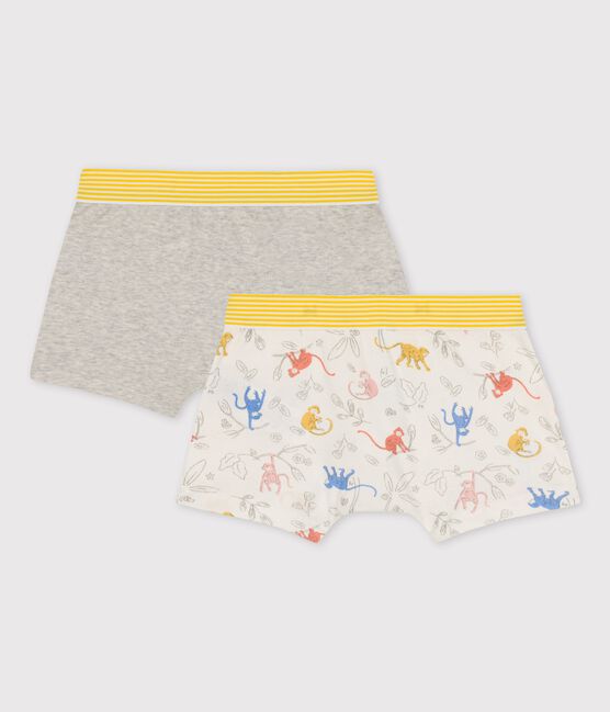 2er-Set Boxershorts aus Bio-Baumwolle mit Affenmotiv für Jungen variante 1