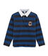 Gestreiftes Rugby-Poloshirt für Jungen