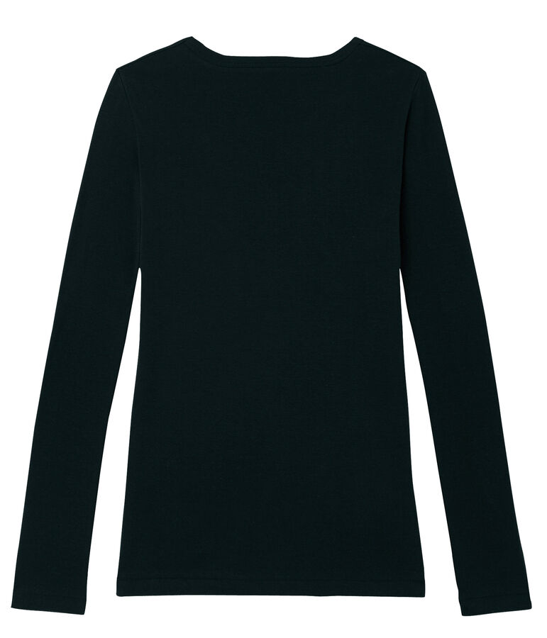 damen langarmshirt schwarz