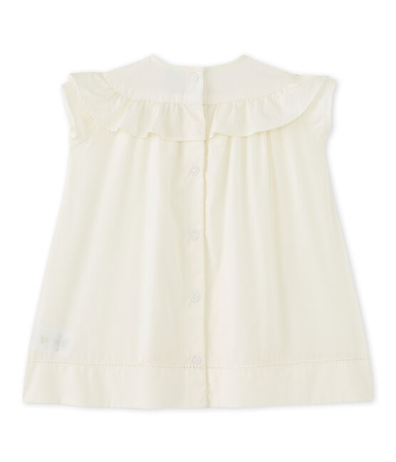 Festliches Baby-Mädchen-Kleid weiss LAIT