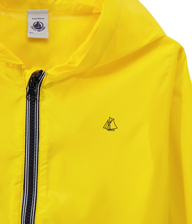 Kinder-Windbreaker gelb