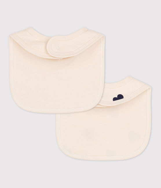 2er-Set Baby-Lätzchen aus Baumwolle mit Herzmotiv variante 1