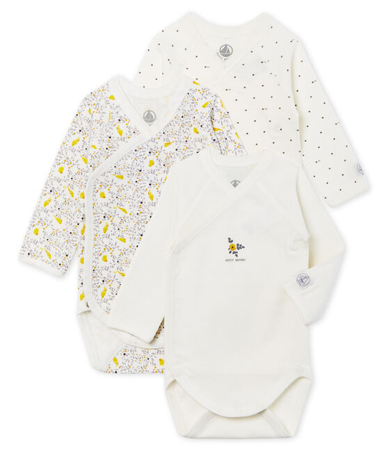 3er-Set langärmlige Baby-Bodys für Mädchen variante 1