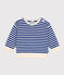 Baby-Sweatshirt aus Frottee blau SURF/ AVALANCHE