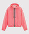 Kurze winddichte jacke unisex rosa GROSEILLER/weiss MARSHMALLOW