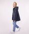 Regenjacke aus recyceltem Material und Bio-Baumwolle blau SMOKING