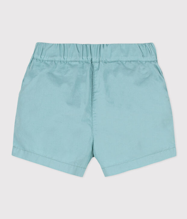 Baby-Shorts aus Crisp-Serge gr&uuml;n