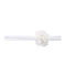 Mädchen-Haarband mit Blume weiss MARSHMALLOW