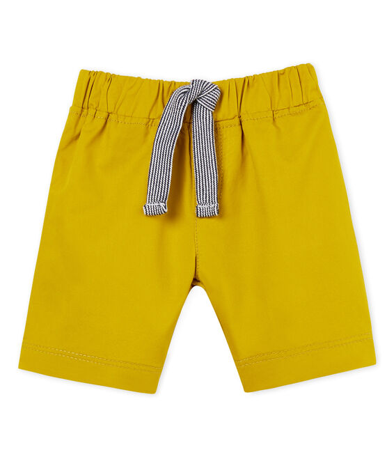 Baby-short aus twill jungen grün BAMBOO