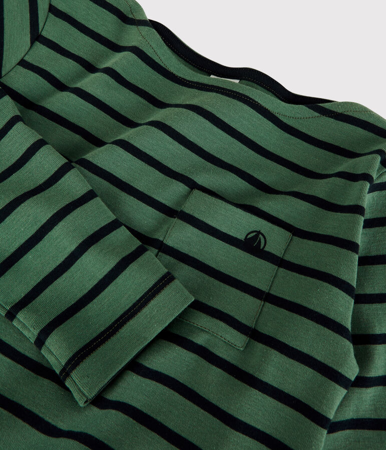 Kinder-T-Shirt aus Baumwolle M&auml;dchen &ndash; Jungen gr&uuml;n