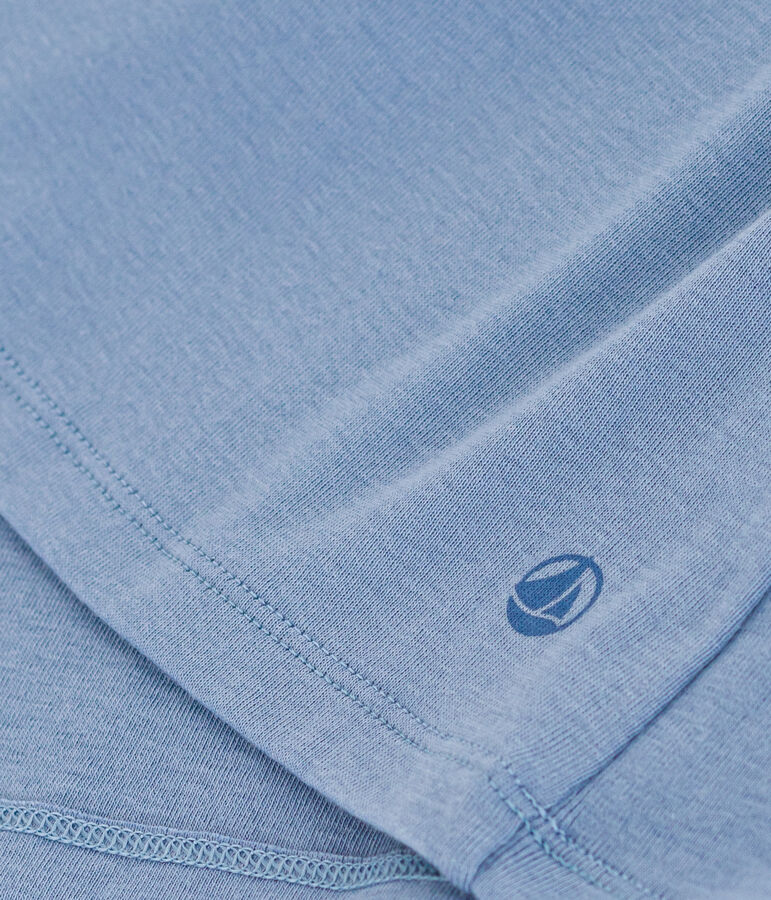 T-Shirt L&rsquo;ICONIQUE aus Baumwolle mit rundem Ausschnitt f&uuml;r Damen blau