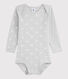 Langärmeliger Baby-Body Mädchen
