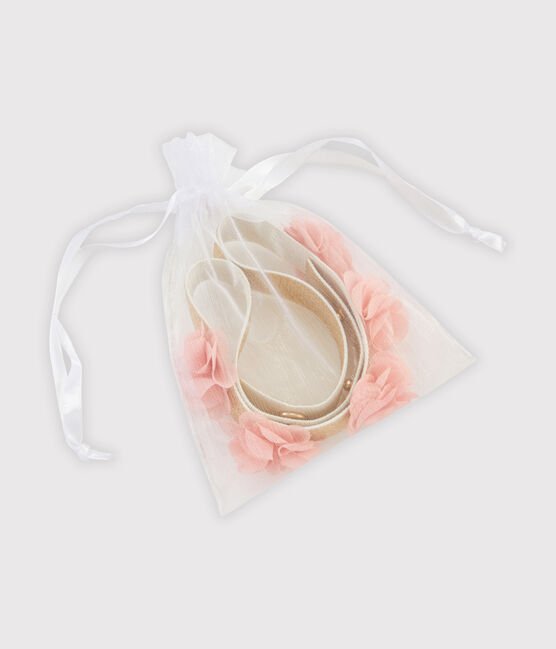 Kindergürtel für Mädchen weiss MARSHMALLOW