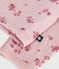 Baby-Cardigan aus Baumwolle mit Blumenmotiv rosa JOLI/weiss MULTICO