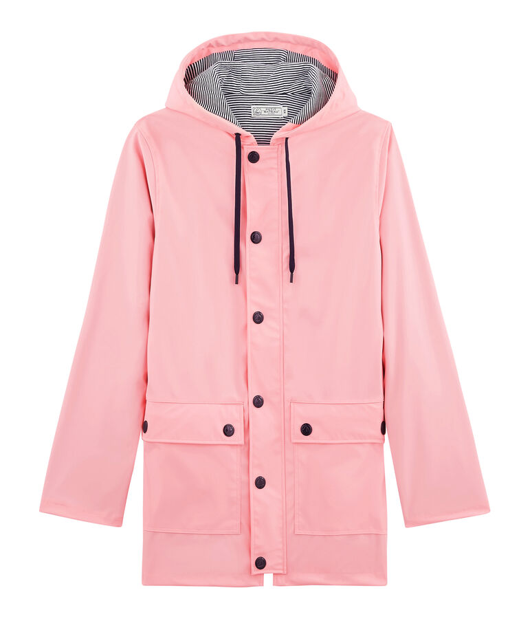 Klassische Regenjacke f&uuml;r Damen rosa