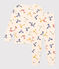 Kinderpyjama aus Baumwolle mit Printmotiv weiss AVALANCHE/ MULTICO