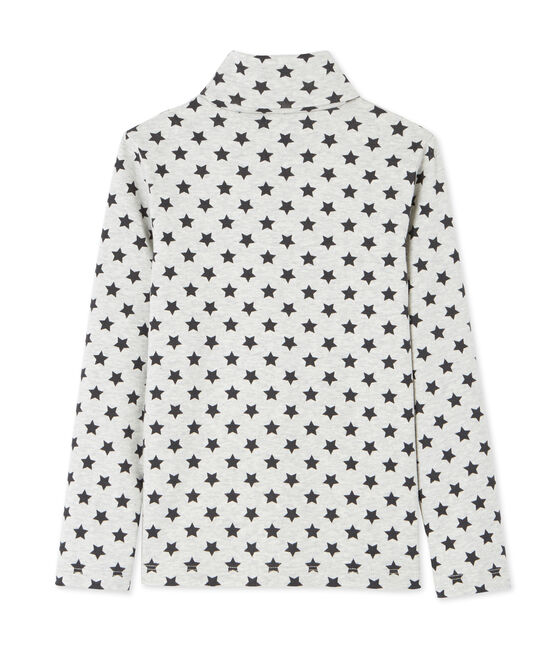 Mit Sternen bedruckter Jungen-Unterziehpullover grau BELUGA/grau MAKI