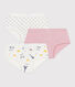 Set Kinder-Slips High Waist aus Baumwolle mit Paris-Motiv