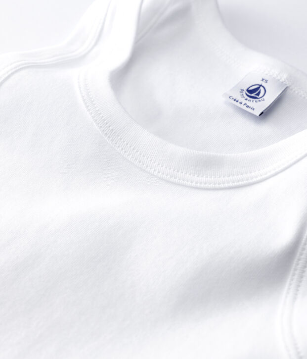 Tanktop aus Baumwolle f&uuml;r Damen weiss