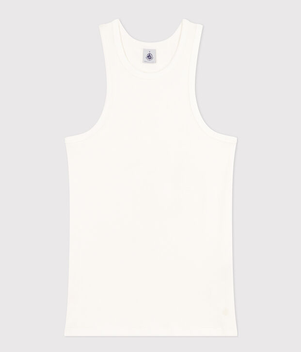 Damen-Tanktop aus Baumwolle weiss