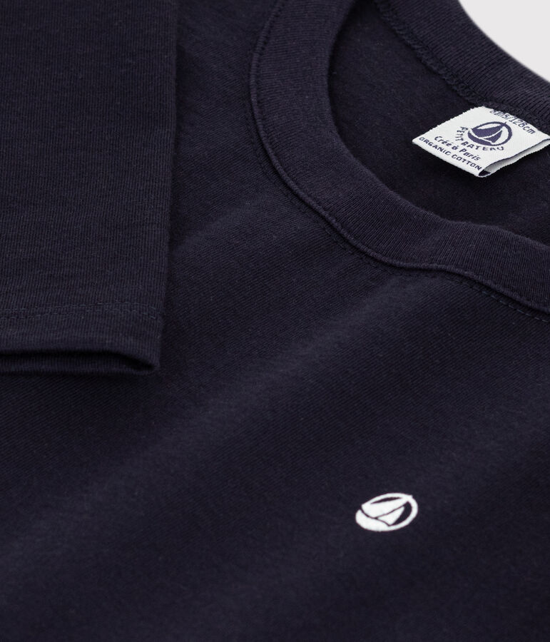 Lang&auml;rmeliges Kinder-T-Shirt f&uuml;r Jungen blau