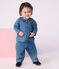 Baby-Bluse aus leichtem Denim blau