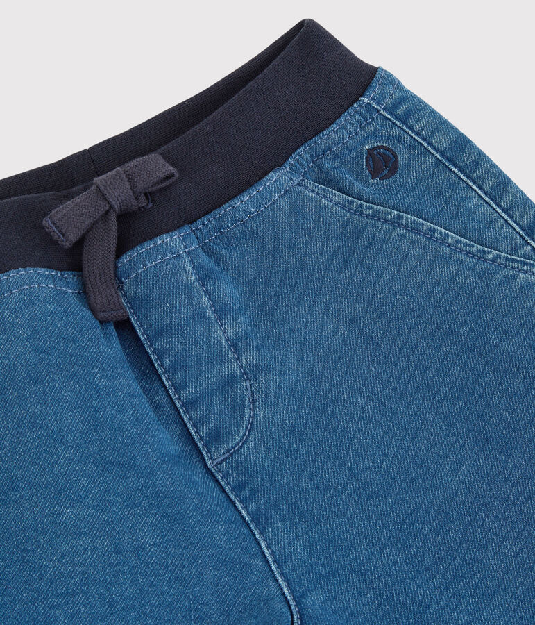 Bermudas aus umweltfreundlichem Denim f&uuml;r Jungen blau